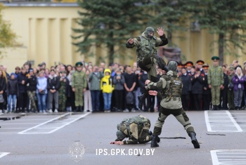 В Институте пограничной службы Республики Беларусь прошел «День открытых дверей».