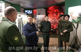 Институт пограничной службы посетил первый секретарь ЦК БРСМ Александр Лукьянов