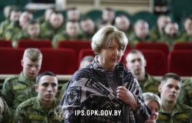 Курсанты Института пограничной службы встретились с семьей Василия Климовских