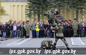 В Институте пограничной службы Республики Беларусь прошел «День открытых дверей».
