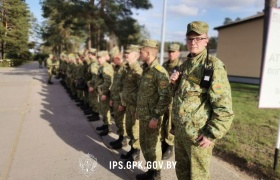 В Институте пограничной службы состоялся полевой выход 1-го курса в учебный центр.