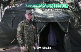 В Институте пограничной службы состоялся полевой выход 1-го курса в учебный центр.
