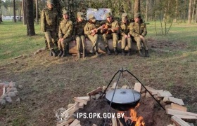 В Институте пограничной службы состоялся полевой выход 1-го курса в учебный центр.