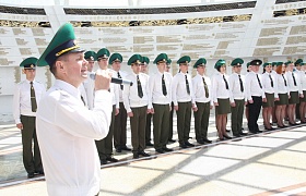 Выпуск младших офицеров в музее истории Великой Отечественной войны