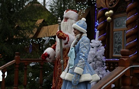 Посещение Деда Мороза в Беловежской пуще