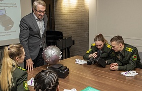 Практические занятия курсантов Института пограничной службы в компании «Регула»
