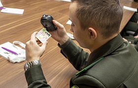 Практические занятия курсантов Института пограничной службы в компании «Регула»