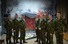 Курсанты посетили музей истории Великой Отечественной войны