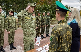 Вступление в ОО "БРСМ" военнослужащих срочной службы