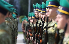 Курсанты Института присягнули на верность белорусскому народу