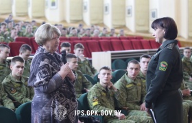 Курсанты Института пограничной службы встретились с семьей Василия Климовских