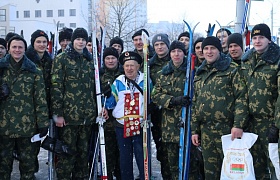 Курсанты Института приняли участие в «Минской лыжне–2017»