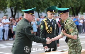 Курсанты-пограничники набора 2023 года приняли Военную присягу