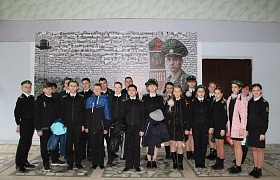 Учащиеся пограничного класса г. Бреста посетили Институт 