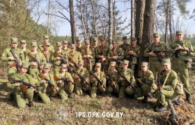 В Институте пограничной службы состоялся полевой выход 1-го курса в учебный центр.