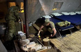 В Институте пограничной службы состоялся полевой выход 1-го курса в учебный центр.