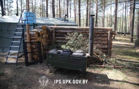 В Институте пограничной службы состоялся полевой выход 1-го курса в учебный центр.