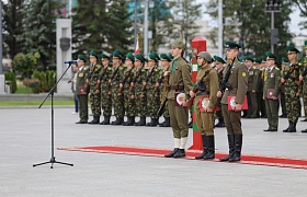 Торжественное принятие присяги курсантами Института пограничной службы Республики Беларусь 
