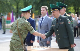 Курсанты-пограничники набора 2023 года приняли Военную присягу
