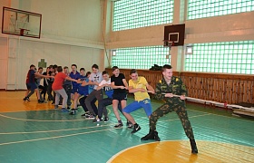 Эстафета для кадетов-пограничников