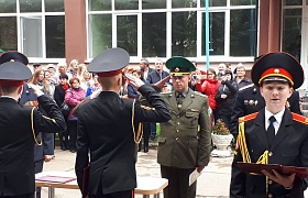 Сотрудники Института приняли участие в церемонии посвящении в кадеты