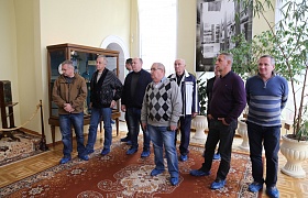 Ветераны-пограничники Института посетили пограничную комендатуру «Лоев»