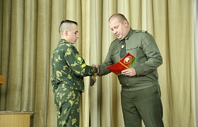 Награждение участников парада войск Минского гарнизона